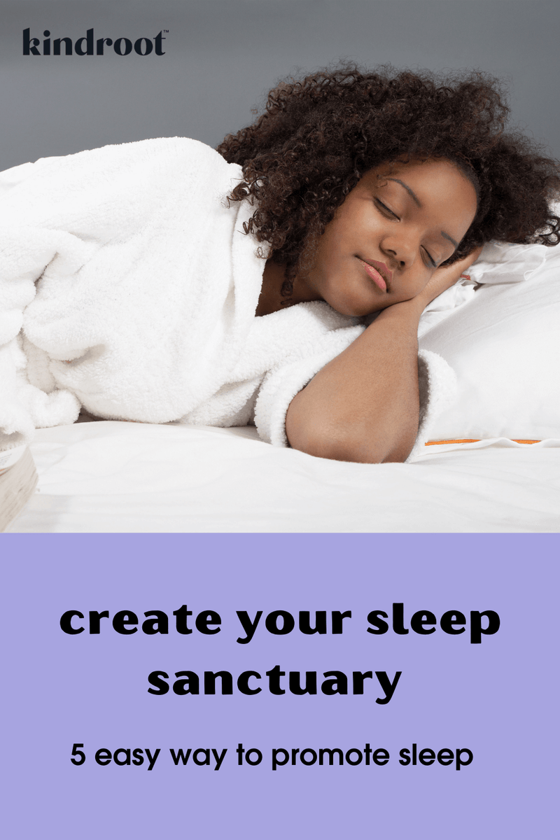 African American Woman Sleeping - how to create your sleep sanctuary | kindroot